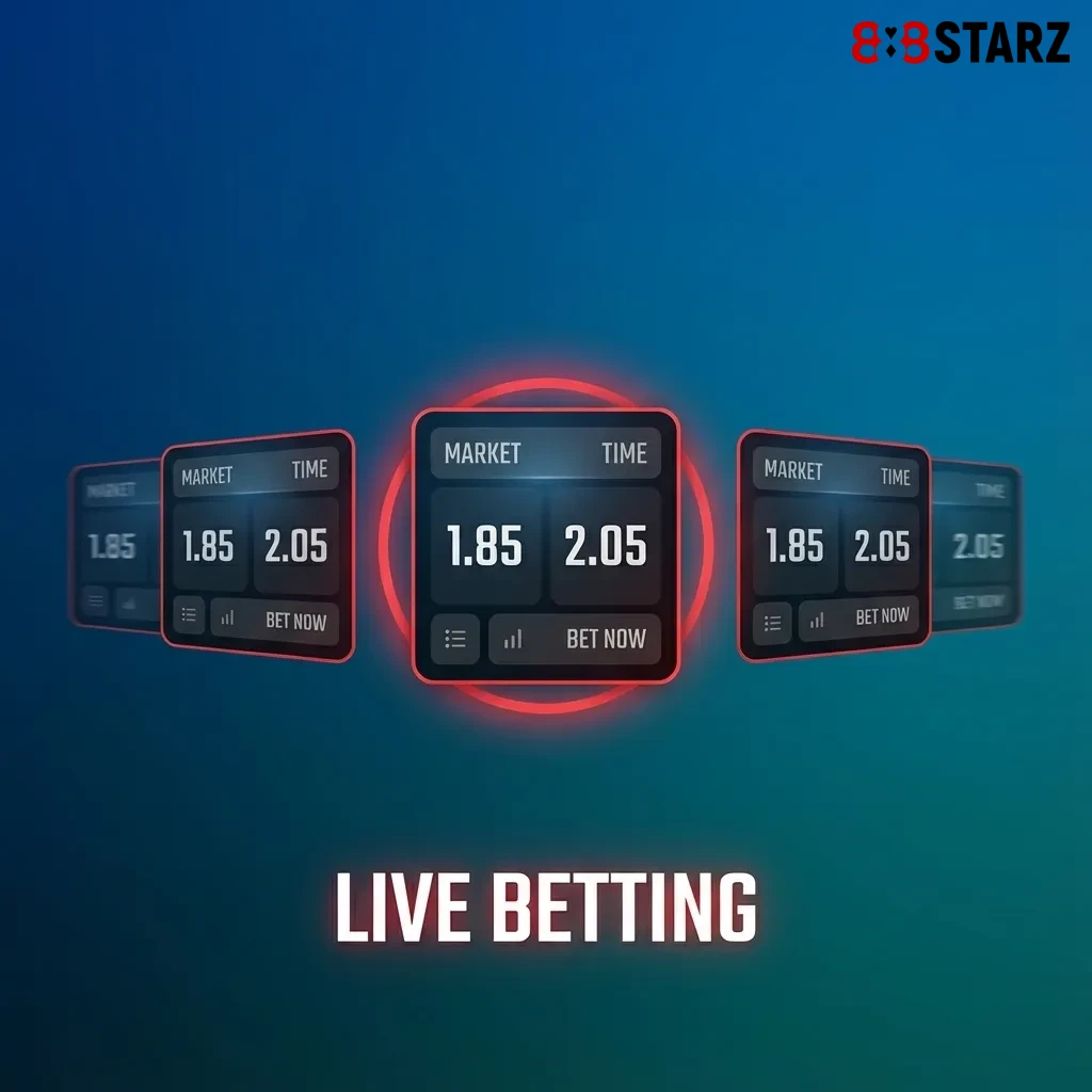 Sports fans watching live match statistics and placing real-time bets on multiple games with updated odds displayed on screen