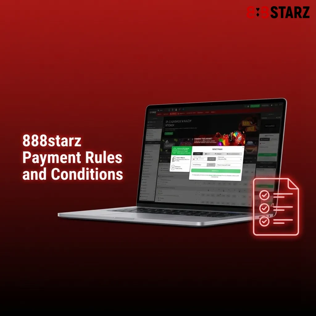 888starz payment rules screen showing deposit and withdrawal conditions including verification and wagering requirements