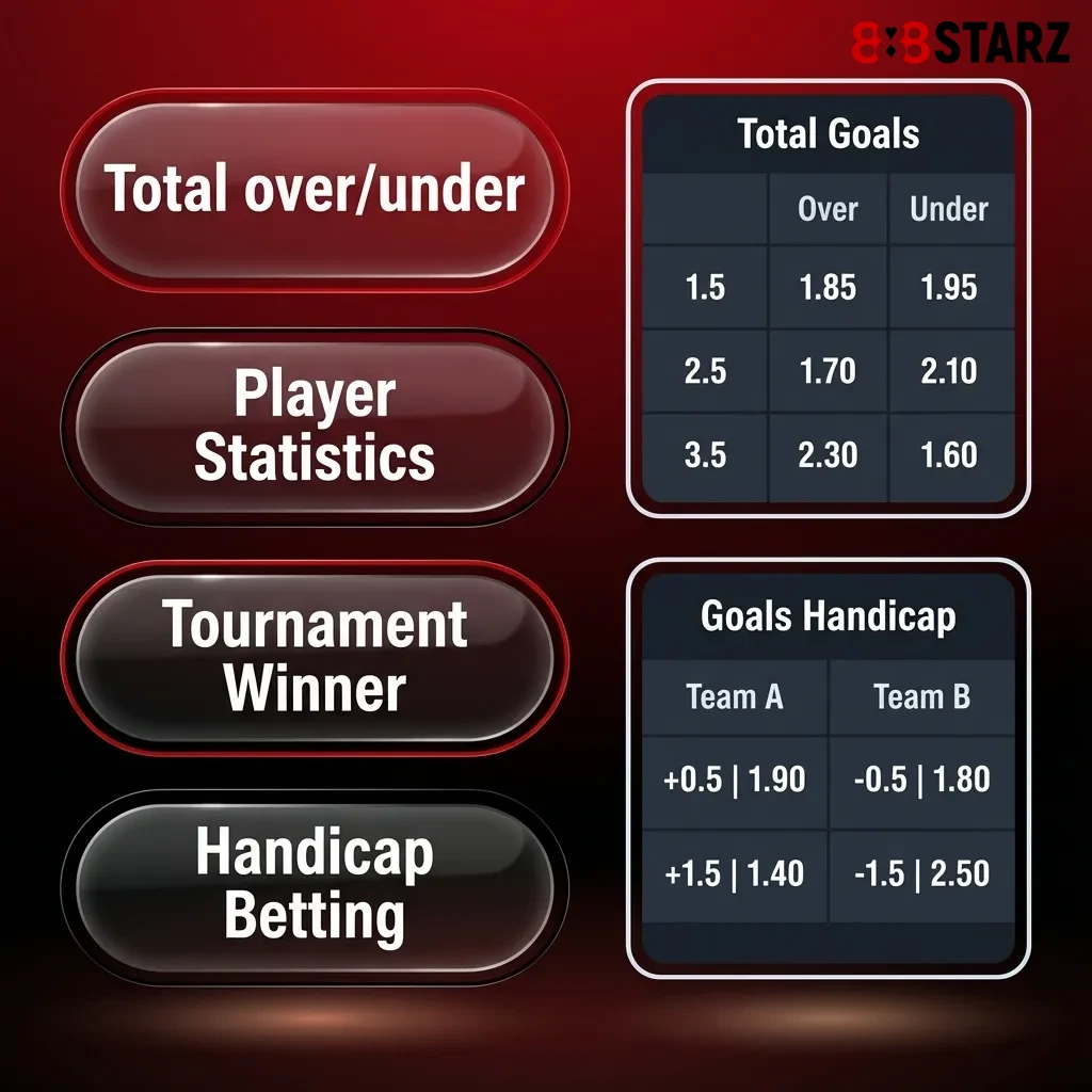 Infographic showing three betting types: Single bets on one event, Express/Accumulator combining multiple bets, and System bets.