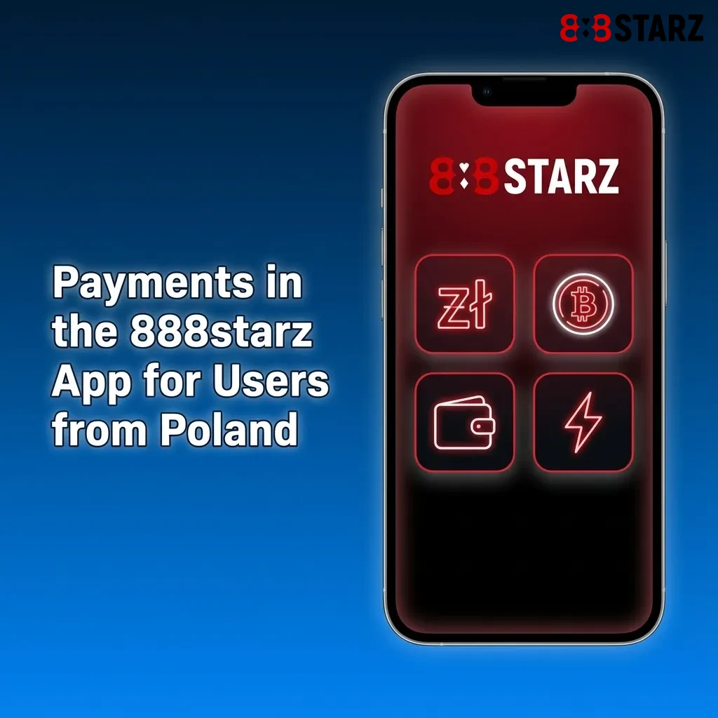 888starz app payment methods interface showing digital wallets and card options for Polish users